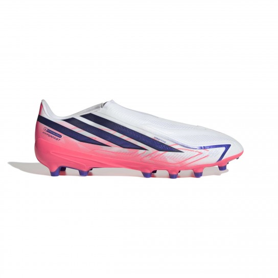 Adidas F50 Hyperfast League LL AG - Branco/Roxo/Rosa